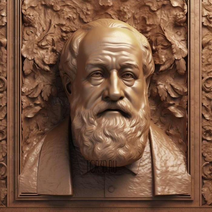 Charles Gounod 4 stl model for CNC